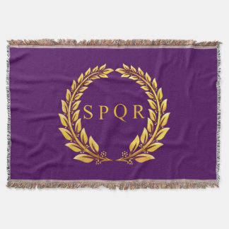 Römischer Kaiser-SPQR Wurf Decke