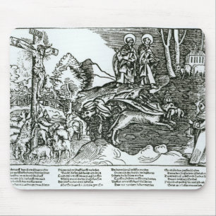 Römischer Katholizismus und Lutheranism Mousepad