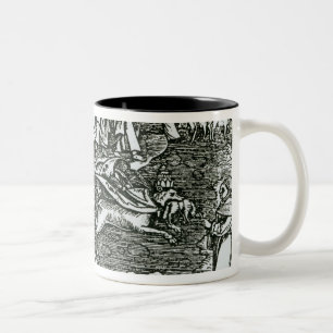 Römischer Katholizismus und Lutheranism Zweifarbige Tasse