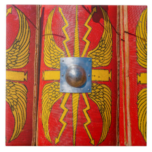 Römischer Militärschild - Skutum Fliese