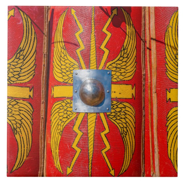 Römischer Militärschild - Skutum Fliese (Vorderseite)