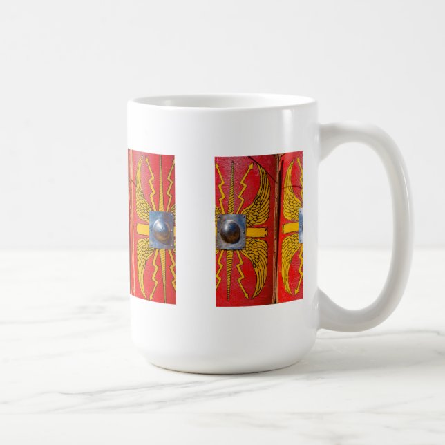 Römischer Militärschild - Skutum Kaffeetasse (Rechts)