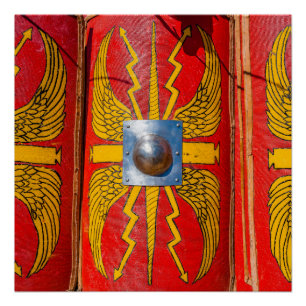 Römischer Militärschild - Skutum Poster