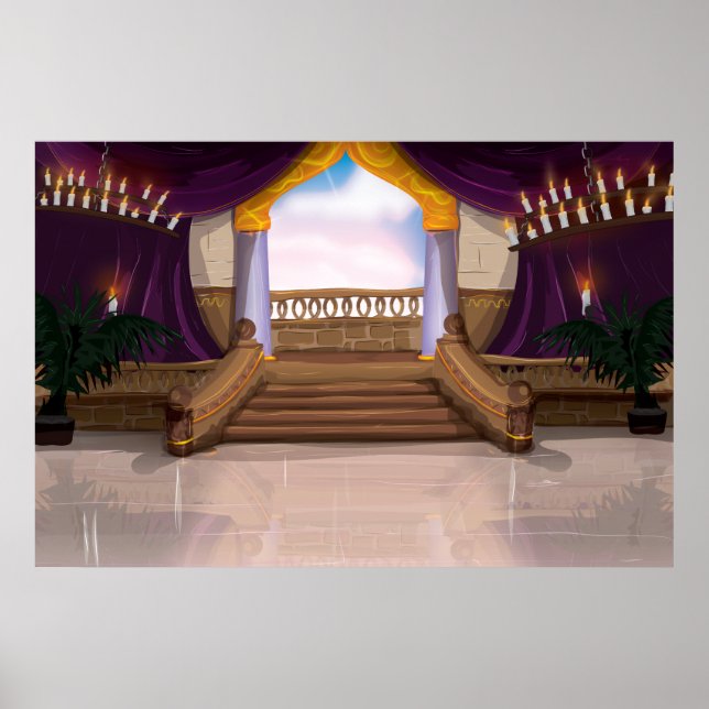 Römischer Palast Poster (Vorne)