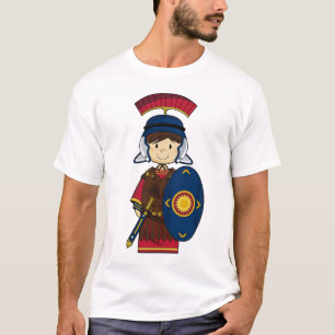 Römischer Soldat mit Schild-T-Shirt T-Shirt