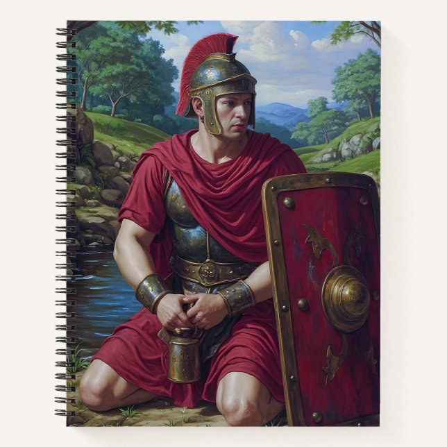 Römischer Soldat  Notizbuch (Vorderseite)