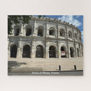 Römisches Amphitheater, Nimes, Frankreich auf eine Puzzle
