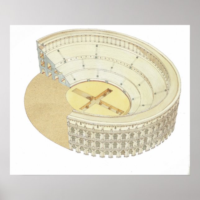 Römisches Amphitheater Poster (Vorne)