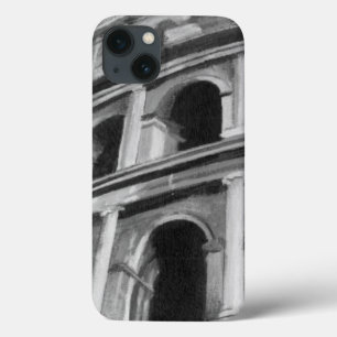 Römisches Colosseum mit Architekturzeichnungen Case-Mate iPhone Hülle