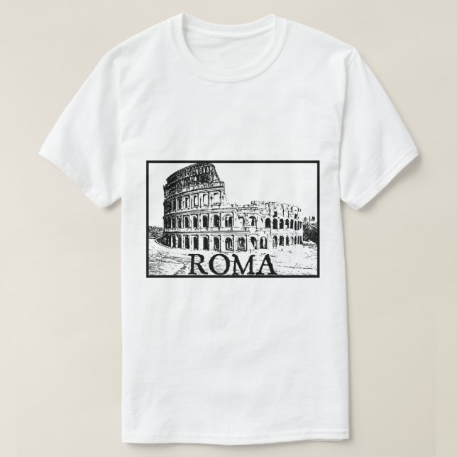 Römisches colosseum T-Shirt (Design vorne)