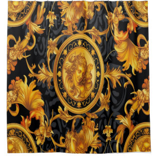 römisches Gesicht Duschvorhang