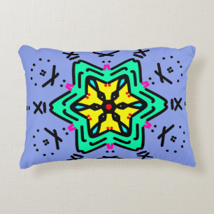 Römisches Mandala-Kunstwerk Dekokissen