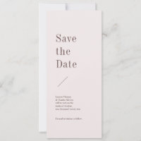 Römisches Modernes Save-the-Date