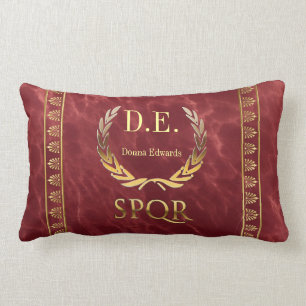 Römisches Monogramm Lendenkissen