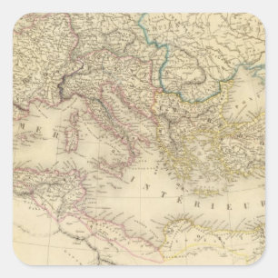 Römisches Reich 4 Quadratischer Aufkleber