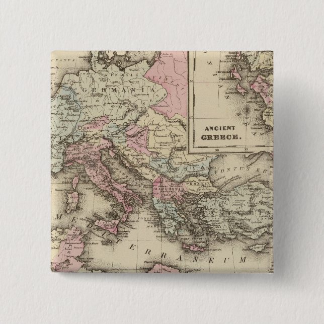 Römisches Reich, Griechenland Button (Vorderseite)