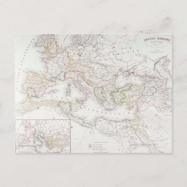 Römisches Reich Postkarte (Vorderseite)