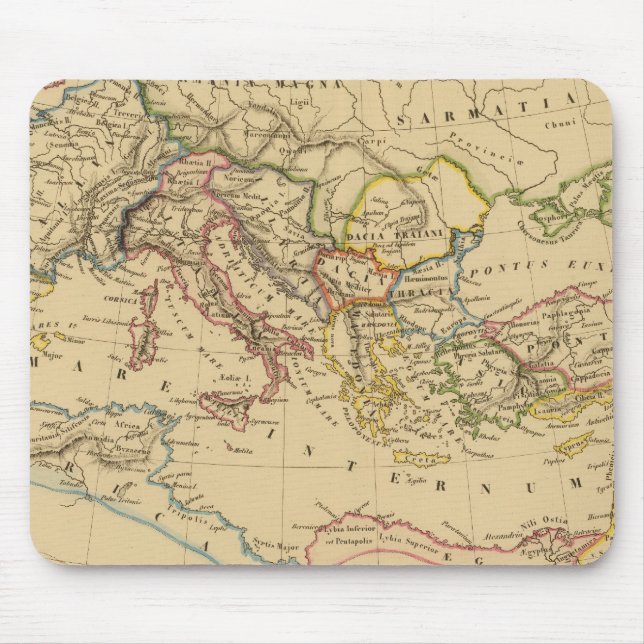 Römisches Reich unter Konstantine und Trajan Mousepad (Vorne)
