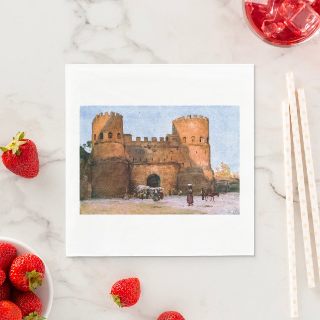 Römisches Schlosspapier Napkins Serviette (Von Creator hochgeladen)