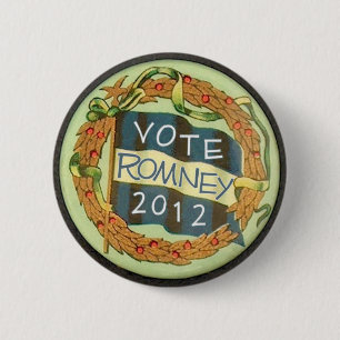 Romney 2012 button