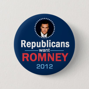 Romney 2012 Knopf Button