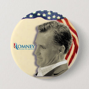 Romney 2012 Retro-Ähnlicher Patriotismus Button