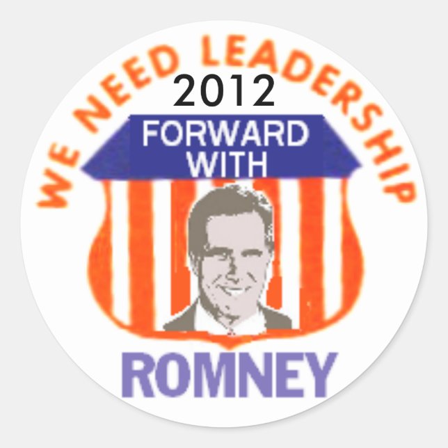 Romney 2012 Sticker (Vorderseite)