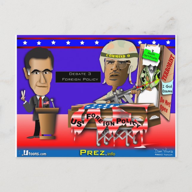 Romney / Command O Postkarte (Vorderseite)