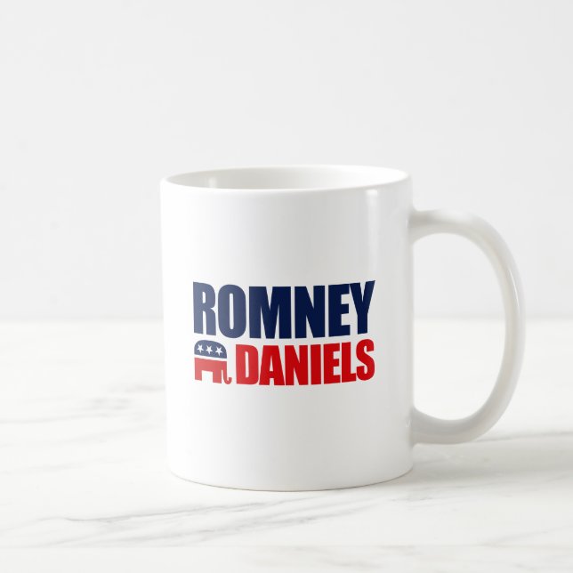 ROMNEY DANIELS KARTE 2012 KAFFEETASSE (Rechts)