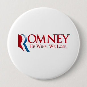 Romney - er gewinnt. Wir verlieren Button