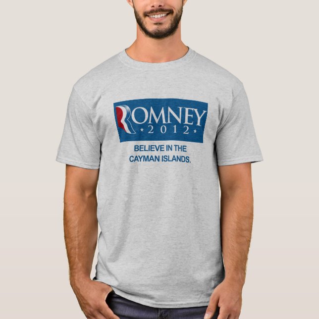 ROMNEY GLAUBEN AUF DEN KAIMANINSELN .PNG T-Shirt (Vorderseite)