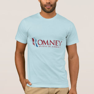 Romney - glauben Sie an Amerika (rotes) .png T-Shirt