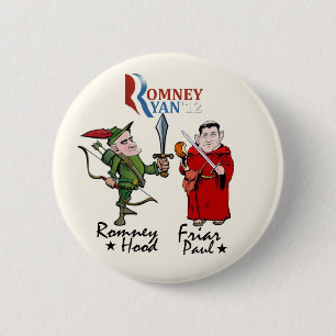 Romney Haube u. Mönch Paul (Ryan) Button