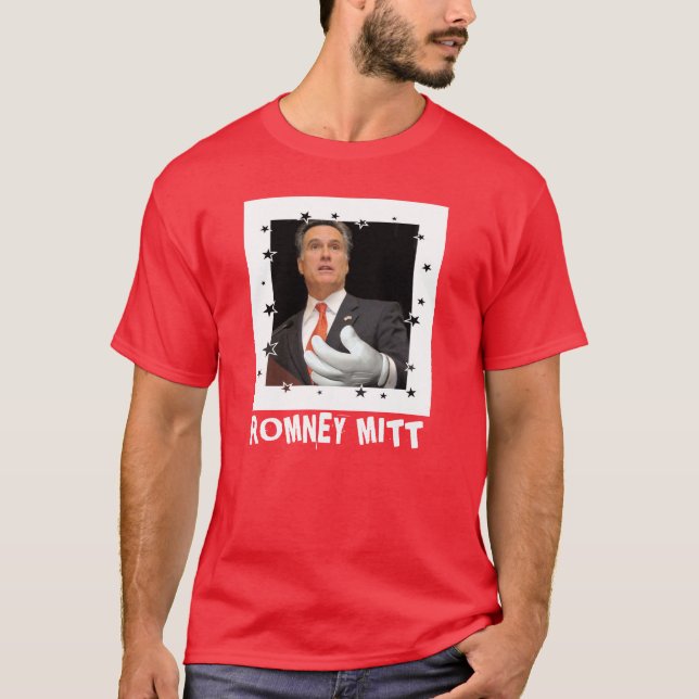 Romney Mitt-Rot-Shirt T-Shirt (Vorderseite)