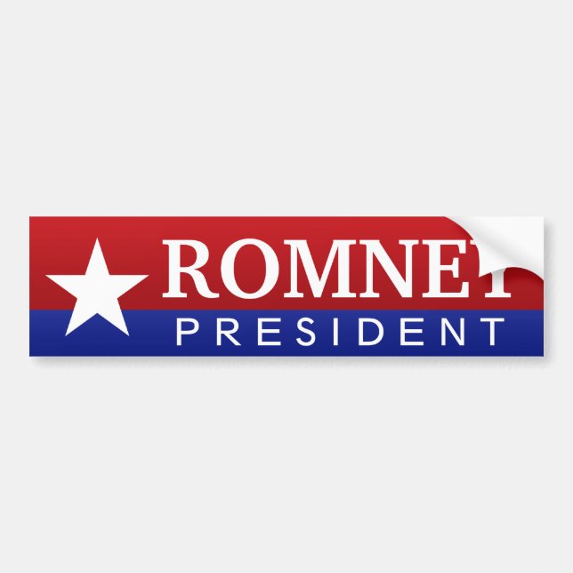 Romney Präsident Autoaufkleber (Vorne)