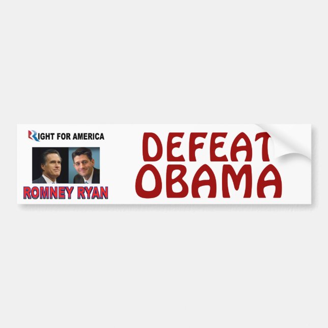 ROMNEY RIGHT.jpg Autoaufkleber (Vorne)