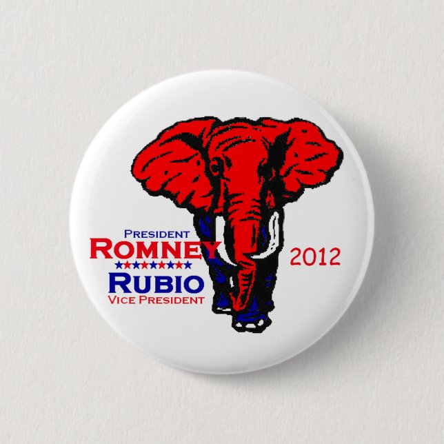Romney Rubio 2012 Knopf Button (Vorderseite)