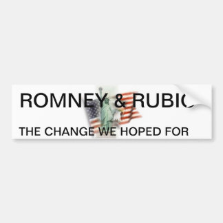 ROMNEY/RUBIO AUTOAUFKLEBER 2012