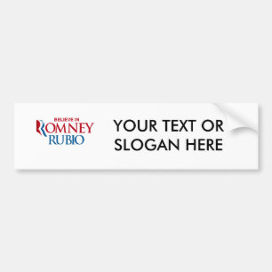 ROMNEY RUBIO VP GLAUBEN.png Autoaufkleber
