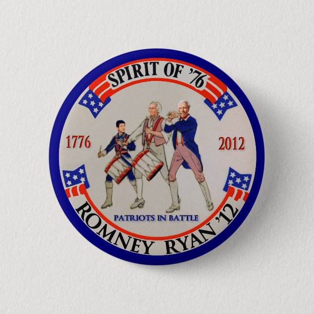 Romney Ryan '12 Button (Vorderseite)