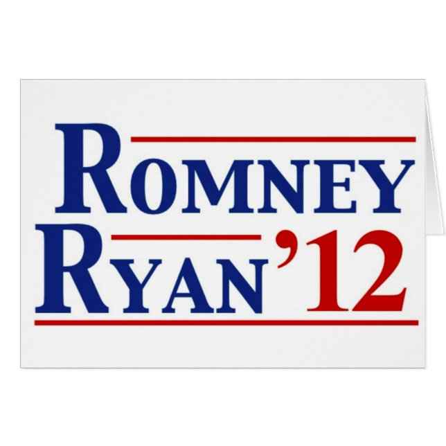 Romney Ryan 2012 (Vorderseite (Horizontal))