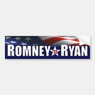 Romney - Ryan - 2012 Autoaufkleber