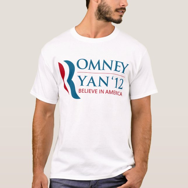 Romney/Ryan 2012 für US-Präsident und VP T-Shirt (Vorderseite)