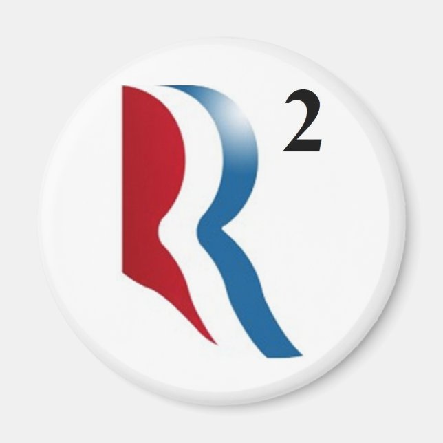 Romney & Ryan 2012 - "R squared" Magnet (Vorne)