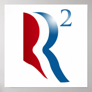 ROMNEY RYAN 2012 - R SQUARED POSTER