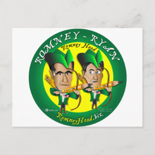 Romney Ryan 2 Archers Postkarte