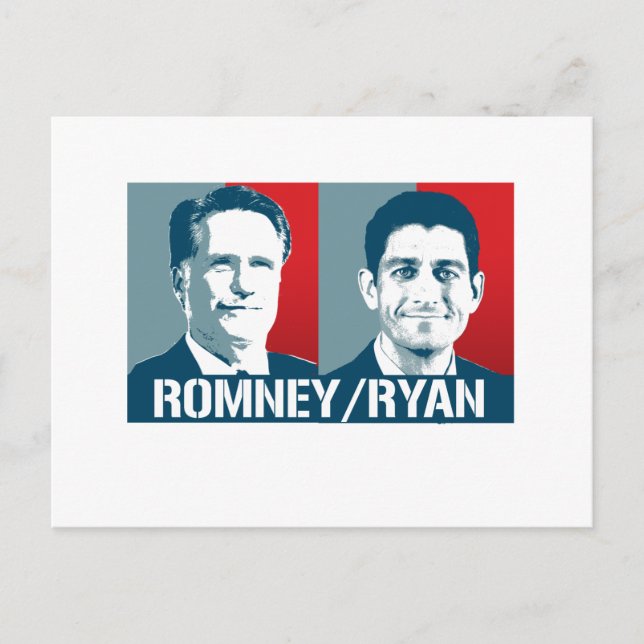 ROMNEY RYAN ART POSTKARTE (Vorderseite)