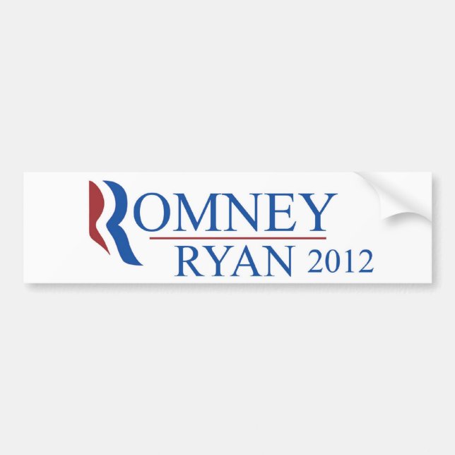 Romney Ryan Autoaufkleber 2012 (Vorne)
