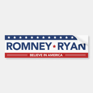Romney Ryan glauben an Autoaufkleber