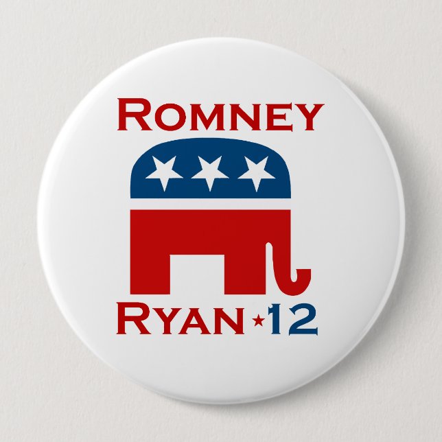 ROMNEY RYAN GOP 2012 BUTTON (Vorderseite)